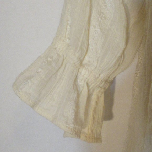 Ralph Lauren Denim & Supply Blouse Boho Ldies Yellow Large - Picture 5 of 11